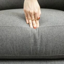 HOMCOM Recliner Sofa Couch With Easy Pull Handles And Adjustable Footrest, 3 Seater Sofa Modern Couch, Gray -Bedroom Furniture Store GUEST 01285fca bf0d 4ab6 9636 ed4f6bbd7658