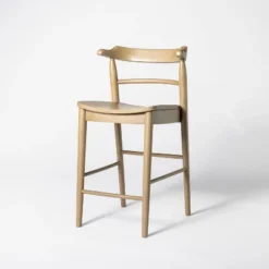 Kaysville Curved Back Wood Counter Height Barstool - Threshold™ Designed With Studio McGee -Bedroom Furniture Store GUEST 023f7aed 536a 4f95 b97e 35970af67510
