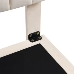 Queen Size Upholstered Floating Velvet Platform Bed With Sensor Light And Headboard-ModernLuxe 22 Queen Size Upholstered Floating Velvet Platform Bed With Sensor Light And Headboard-ModernLuxe -Bedroom Furniture Store GUEST 03d42e8b b050 491e bd35 a625562bf419