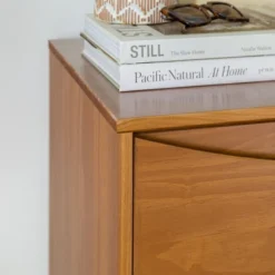 Mid-Century Modern Contoured 5 Drawer Chest Of Drawers - Saracina Home -Bedroom Furniture Store GUEST 044b0b81 ee01 4339 bfb9 92eaa6c20deb