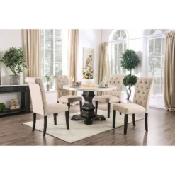 Buckley Round Dining Table White/Black - HOMES: Inside + Out 15 Buckley Round Dining Table White/Black - HOMES: Inside + Out -Bedroom Furniture Store GUEST 04e03818 39c9 492b 92d0 6cfdd97dac1c