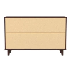 Mid-Century Modern Groove Wood 6 Drawer Dresser - Saracina Home -Bedroom Furniture Store GUEST 0586598b e165 489f b65a 685c48e0b8bd