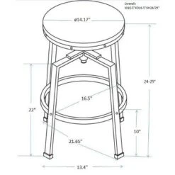 Lewiston Adjustable Swivel Barstool - Threshold 12 Lewiston Adjustable Swivel Barstool - Threshold -Bedroom Furniture Store GUEST 08a4a797 b4f3 4d78 98f5 a28987c45647