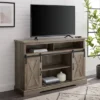 Transitional Sliding Barndoor Highboy TV Stand For TVs Up To 58" - Saracina Home -Bedroom Furniture Store GUEST 09952b11 9d3e 4f27 ace5 ddaf8b753f43