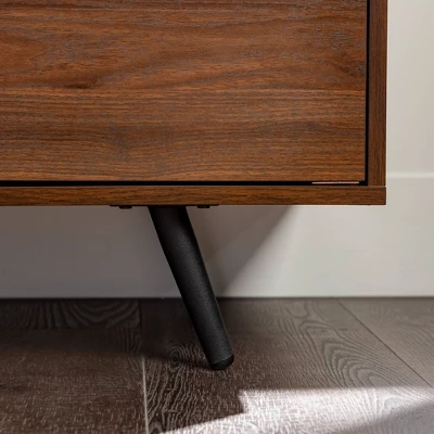 2 Door Mid-Century Modern Wood Storage TV Stand For TVs Up To 80" - Saracina Home 13 2 Door Mid-Century Modern Wood Storage TV Stand For TVs Up To 80" - Saracina Home - Image 11