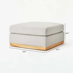 Woodland Hills Modular Sectional Ottoman Light Gray - Threshold™ Designed With Studio McGee 15 Woodland Hills Modular Sectional Ottoman Light Gray - Threshold™ Designed With Studio McGee -Bedroom Furniture Store GUEST 0ed068aa 7686 4196 a244 18c08b84b454