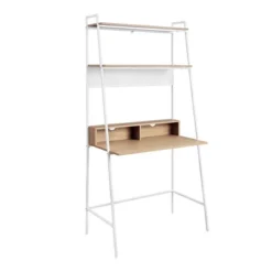 36" Writing Desk With Open Storage Ladder Bookshelf - Saracina Home -Bedroom Furniture Store GUEST 108fd04d 734b 4161 811d 43686b237442
