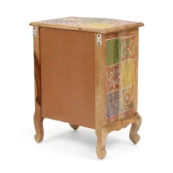 Ailey Handcrafted Boho Mango Wood 3 Drawer Nightstand Natural - Christopher Knight Home -Bedroom Furniture Store GUEST 110cf7e6 7613 401d 89e3 e97fb2933bed