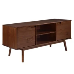 Solid Wood Mid-Century Modern TV Stand For TVs Up To 65" - Saracina Home 31 Solid Wood Mid-Century Modern TV Stand For TVs Up To 65" - Saracina Home -Bedroom Furniture Store GUEST 124c1f93 b619 426b 85f1 839f07b6bcd7