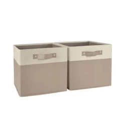 2pc Kids' 10.5" Two-Toned Folding Storage Bin Set - RiverRidge Home -Bedroom Furniture Store GUEST 1279212b 786b 45f1 b15e 818e05dab01f