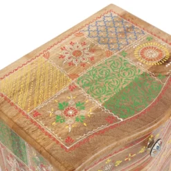 Ailey Handcrafted Boho Mango Wood 3 Drawer Nightstand Natural - Christopher Knight Home -Bedroom Furniture Store GUEST 1b24fd0e 3e0c 4fca bc0a f42a5ee19376