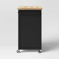 Windham Wood Top Kitchen Cart - Black - Threshold™ 13 Windham Wood Top Kitchen Cart - Black - Threshold™ -Bedroom Furniture Store GUEST 1cdd1e03 5571 4873 a483 1e00574e2a6f