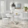5pc Kale Pedestal Dining Set - White - Buylateral 1 5pc Kale Pedestal Dining Set - White - Buylateral -Bedroom Furniture Store GUEST 1cefbf26 2601 441e abef 52f17c41dcb1