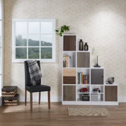61.5" Hirsch Contemporary Bookcase White - HOMES: Inside + Out -Bedroom Furniture Store GUEST 1d800360 1ba2 4a86 877a 03bfc4af6d1a
