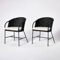 2pc Westcliff Seagrass Dining Chairs - Threshold™ Designed With Studio McGee -Bedroom Furniture Store GUEST 1ef013bb 4ce3 40b0 b848 cfeb6771829e