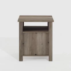 Transitional Classic Windowpane Storage Side Table - Saracina Home -Bedroom Furniture Store GUEST 1f9f616c 5dfb 4a69 aed2 39c216f81c4c