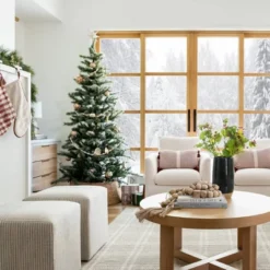 Elroy Faux Shearling Accent Chair With Wood Legs - Threshold™ Designed With Studio McGee -Bedroom Furniture Store GUEST 2388a889 e0bb 4ce8 933f 7e709c60b0ed