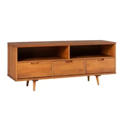 Cara Mid-Century Modern 3 Drawer TV Stand For TVs Up To 65" - Saracina Home 37 Cara Mid-Century Modern 3 Drawer TV Stand For TVs Up To 65" - Saracina Home -Bedroom Furniture Store GUEST 241ada7f b656 42b7 bb94 c1208b3efb6f