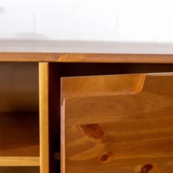 Solid Wood Mid-Century Modern TV Stand For TVs Up To 65" - Saracina Home 25 Solid Wood Mid-Century Modern TV Stand For TVs Up To 65" - Saracina Home -Bedroom Furniture Store GUEST 24388e01 9630 463f 8a30 f252940cc164