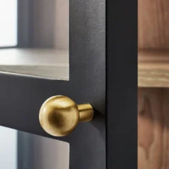 60" Crystal Cove Glass Cabinet Black - Threshold™ Designed With Studio McGee -Bedroom Furniture Store GUEST 26fa73ea e496 41cb a096 0f669cdcbb99