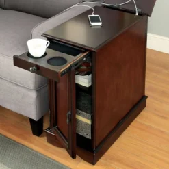 Gantzer 1 Drawer Side Table With USB Ports - HOMES: Inside + Out -Bedroom Furniture Store GUEST 2848e98c 6c12 494e b7ed 1ba2a242657d