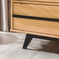 Modern 6 Drawer Double Dresser With Long Handles - Saracina Home -Bedroom Furniture Store GUEST 294c1bae 3733 46aa a9e9 b17ad2794984