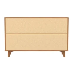 Mid-Century Modern Groove Wood 6 Drawer Dresser - Saracina Home -Bedroom Furniture Store GUEST 2d7f1595 bb06 4f69 bbcf f8f3efce41a8