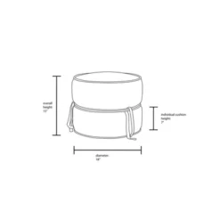 Olivia Round Pouf Rust - Opalhouse™ Designed With Jungalow™ -Bedroom Furniture Store GUEST 2dec2442 055a 49e6 a91f e3a92174e078