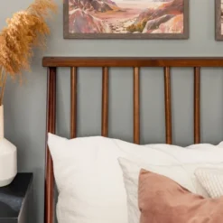 Boho Solid Wood Spindle Platform Bed - Saracina Home -Bedroom Furniture Store GUEST 2e030a6f 4f27 4e38 93bf c028f836cd37