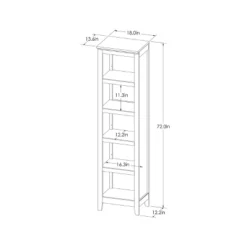 72" Carson Narrow Bookcase - Threshold™ -Bedroom Furniture Store GUEST 2f5b1add e3dc 46cd a227 07b43a380bc4
