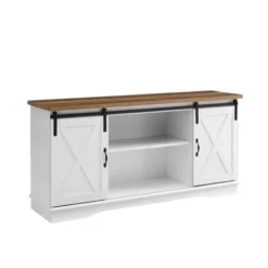 Modern Transitional Sliding Barndoor TV Stand For TVs Up To 65"- Saracina Home -Bedroom Furniture Store GUEST 2f913d69 9569 41d2 aad7 830c710cc2a8