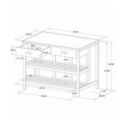 Wood Kitchen Island Table With Storage Black/Natural - Hearth & Hand™ With Magnolia 17 Wood Kitchen Island Table With Storage Black/Natural - Hearth & Hand™ With Magnolia -Bedroom Furniture Store GUEST 2fa25cb1 7714 4f9d 981c 1da4f9561601