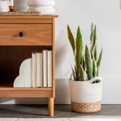 Stiva Classic Mid-Century Modern 1 Drawer Nightstand - Saracina Home -Bedroom Furniture Store GUEST 30068fc4 1476 4fc8 b01a e30979a589c0