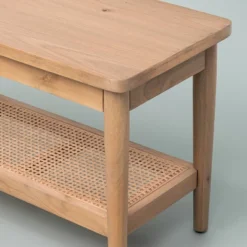 Wood & Cane Bench Natural - Hearth & Hand™ With Magnolia 9 Wood & Cane Bench Natural - Hearth & Hand™ With Magnolia -Bedroom Furniture Store GUEST 3148ecc4 67d2 4687 b753 97399c771307