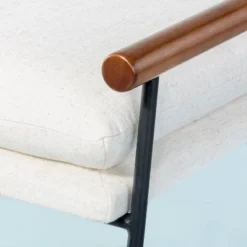 Cushioned Metal & Wood Bench - Cream/Black - Hearth & Hand™ With Magnolia 9 Cushioned Metal & Wood Bench - Cream/Black - Hearth & Hand™ With Magnolia -Bedroom Furniture Store GUEST 31d32cd8 6e8f 42a8 ba93 0f4864c8073d