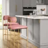 Orion Luxe Backed Counter Height Barstool With Brass Legs Blush Velvet - Threshold™ 2 Orion Luxe Backed Counter Height Barstool With Brass Legs Blush Velvet - Threshold™ -Bedroom Furniture Store GUEST 34592fd8 8b10 4bb7 8a29 a8d6bcf9c0e1