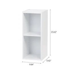IRIS USA 2 Tire Space Saving Cube Organizer With Height Adjustable Shelf -Bedroom Furniture Store GUEST 3562eaa2 435b 47f0 84f7 294bf22cd85d