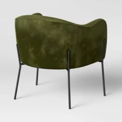 Gladden Rounded Back Anywhere Chair Dark Green - Threshold™ -Bedroom Furniture Store GUEST 3626b6f8 9117 453d ba49 abf970c92318