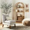 72" Holladay Curved Wooden Bookcase - Threshold™ Designed With Studio McGee -Bedroom Furniture Store GUEST 36cf8426 d595 4723 a170 a967bfc097f3