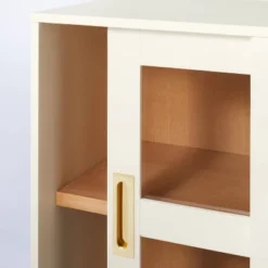 32" Promontory Sliding Glass 2 Door Cabinet - Threshold™ Designed With Studio McGee -Bedroom Furniture Store GUEST 398e0eec bec3 45c1 95e7 a8239c467b48