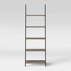 72" Loring 5 Shelf Leaning Bookshelf - Threshold™ -Bedroom Furniture Store GUEST 3b2af214 2cb4 4112 aa0d 454af67e18fa