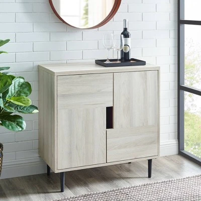 Modern Accent Cabinet With Color Pop Interior - Saracina Home 11 Modern Accent Cabinet With Color Pop Interior - Saracina Home - Image 9