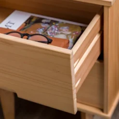 Mid-Century Modern Wood Nightstand - Saracina Home -Bedroom Furniture Store GUEST 3ea28490 7685 4c60 a1be 889c69b2af02