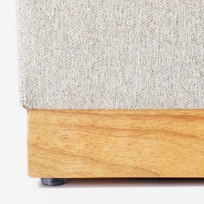 Woodland Hills Modular Sectional Ottoman Light Gray - Threshold™ Designed With Studio McGee 5 Woodland Hills Modular Sectional Ottoman Light Gray - Threshold™ Designed With Studio McGee - Image 3