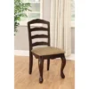 Set Of 2 Danburn Floral Accented Ladder Back Side Chair Dark Walnut - HOMES: Inside + Out 2 Set Of 2 Danburn Floral Accented Ladder Back Side Chair Dark Walnut - HOMES: Inside + Out -Bedroom Furniture Store GUEST 4326f7da 162e 4bc2 9831 f287ee663794