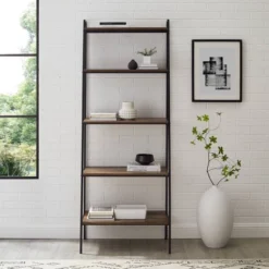 72" Open Storage Ladder Bookshelf - Saracina Home -Bedroom Furniture Store GUEST 437777d7 14af 4d29 8fd2 c573cc79556c