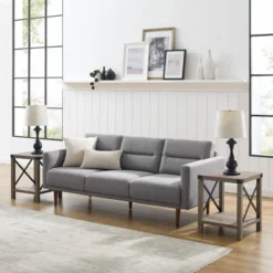 Set Of 2 Sophie Rustic Farmhouse X Frame Side Tables - Saracina Home -Bedroom Furniture Store GUEST 43e98224 dc95 406b 9b2a 49942d8153d0