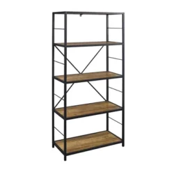 63" 4 Shelf Industrial Transitional Tall Bookshelf - Saracina Home 13 63" 4 Shelf Industrial Transitional Tall Bookshelf - Saracina Home -Bedroom Furniture Store GUEST 43f6ae14 00e5 4498 b215 cdae8a95d4c2