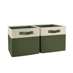 2pc Kids' 10.5" Two-Toned Folding Storage Bin Set - RiverRidge Home -Bedroom Furniture Store GUEST 44ec3bb4 6492 4270 8e41 fc87b00d4061