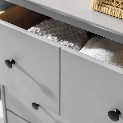 Stiva Classic Mid-Century Modern Horizontal 6 Drawer Dresser - Saracina Home 14 Stiva Classic Mid-Century Modern Horizontal 6 Drawer Dresser - Saracina Home - Image 12